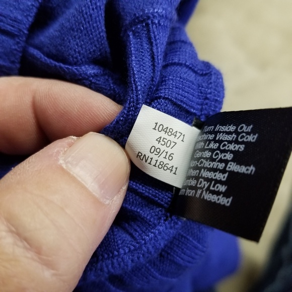 Lane Bryant  sweater blue long sleeve  sz 18/20 - Picture 8 of 8